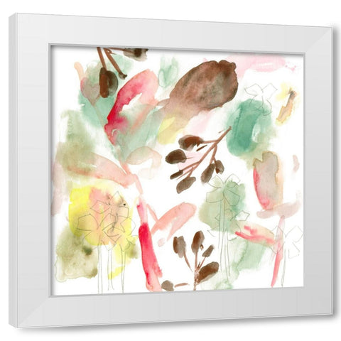 Early Morning Glory II White Modern Wood Framed Art Print by Wang, Melissa