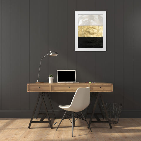 Triennial III White Modern Wood Framed Art Print by Lam, Vanna
