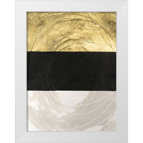 Triennial IV White Modern Wood Framed Art Print by Lam, Vanna
