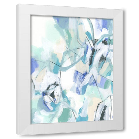 Crystal Edifice I White Modern Wood Framed Art Print by Vess, June Erica