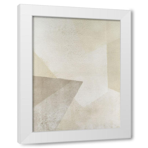 Textured Chiffon II White Modern Wood Framed Art Print by Lam, Vanna