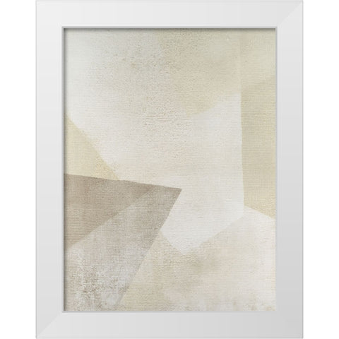 Textured Chiffon II White Modern Wood Framed Art Print by Lam, Vanna