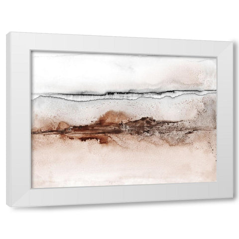 Summer Sunrise White Modern Wood Framed Art Print by Haase, Andrea