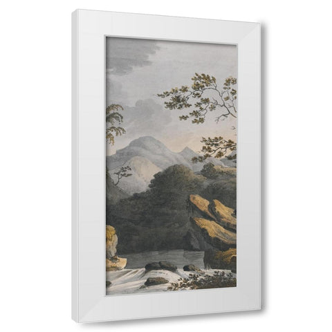 Chinese Landscape II White Modern Wood Framed Art Print by Haase, Andrea