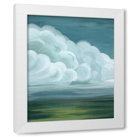 Coming Rainstorm I White Modern Wood Framed Art Print by Popp, Grace