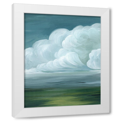 Coming Rainstorm II White Modern Wood Framed Art Print by Popp, Grace