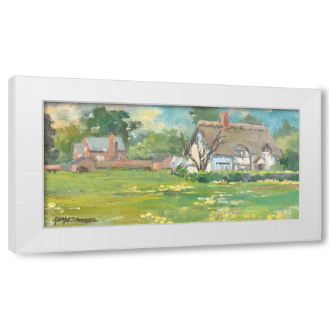 French Farmhouse White Modern Wood Framed Art Print by Stevens, Allayn