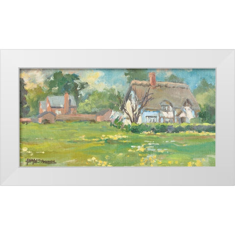 French Farmhouse White Modern Wood Framed Art Print by Stevens, Allayn