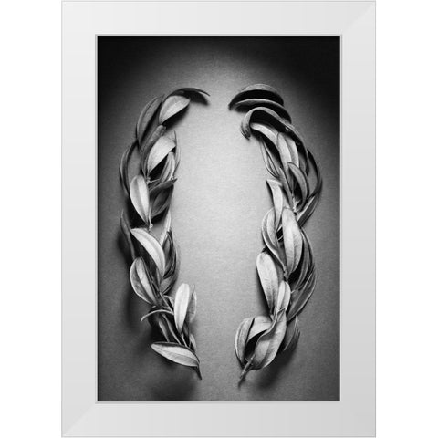 Brackets White Modern Wood Framed Art Print by Rosenthal, Berry