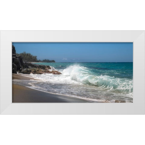Break Over I White Modern Wood Framed Art Print by Head, Danny