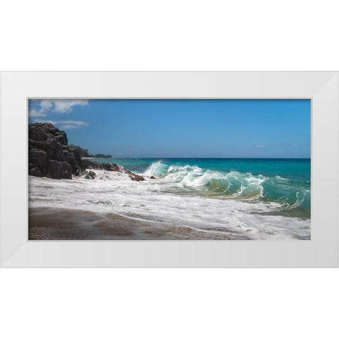 Break Over II White Modern Wood Framed Art Print by Head, Danny