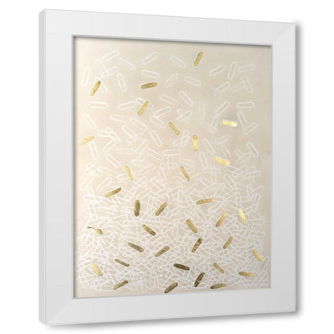 Capsules I White Modern Wood Framed Art Print by Lam, Vanna