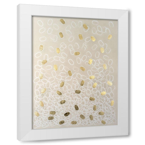 Capsules II White Modern Wood Framed Art Print by Lam, Vanna