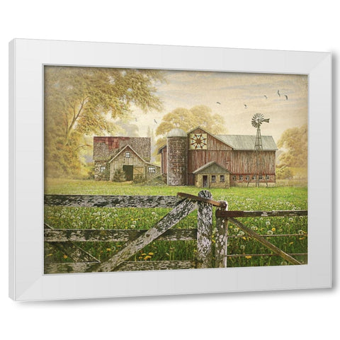 Time Honored I White Modern Wood Framed Art Print by Hunziker, Steve