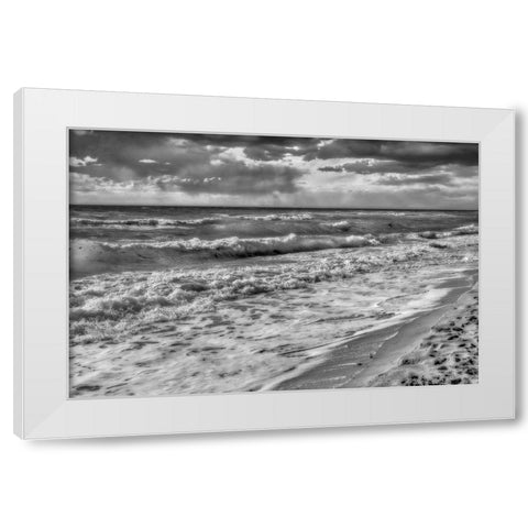 Hollywood Beach Florida  III White Modern Wood Framed Art Print by Kearney, Franklin