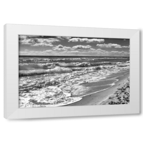 Hollywood Beach Florida  IV White Modern Wood Framed Art Print by Kearney, Franklin