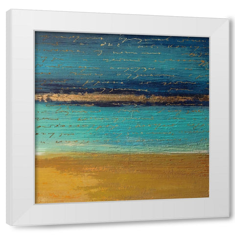 Lifes Insignia I White Modern Wood Framed Art Print by Smith, Karen