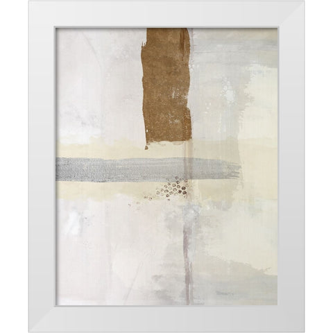 Tip Tone II White Modern Wood Framed Art Print by Smith, Karen