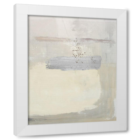 Tip Tone III White Modern Wood Framed Art Print by Smith, Karen
