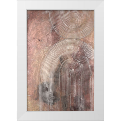 Century Hues I White Modern Wood Framed Art Print by Lam, Vanna