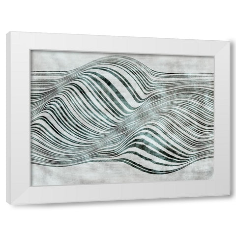 Forme de la mer White Modern Wood Framed Art Print by Surma And Guillen