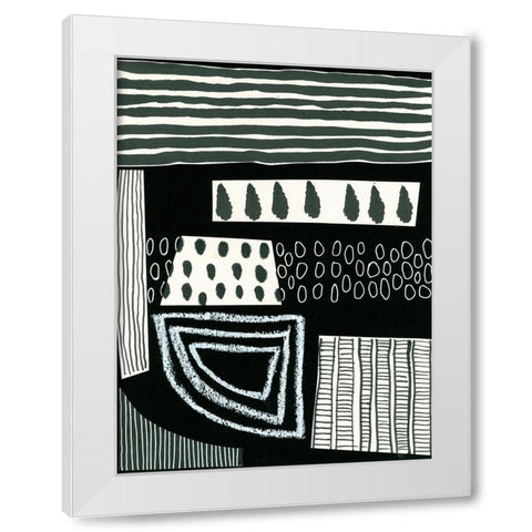 BAndW Fun VIII White Modern Wood Framed Art Print by Moore, Regina