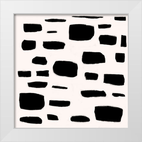 Dizziness VII White Modern Wood Framed Art Print by Moore, Regina