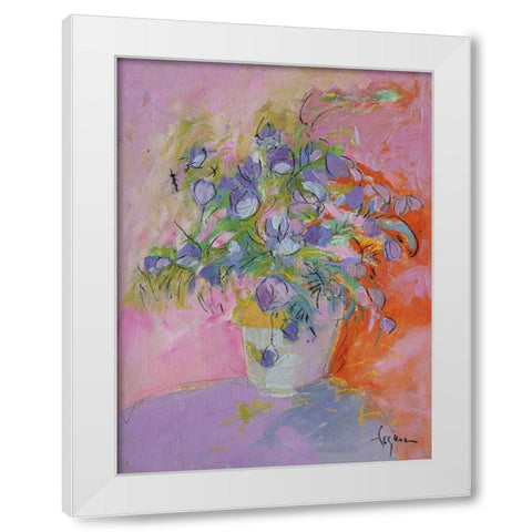 Cup Runneth Over White Modern Wood Framed Art Print by Fagan, Dorothy