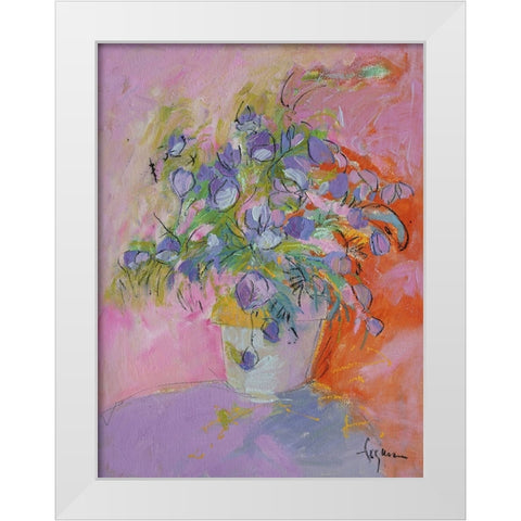 Cup Runneth Over White Modern Wood Framed Art Print by Fagan, Dorothy