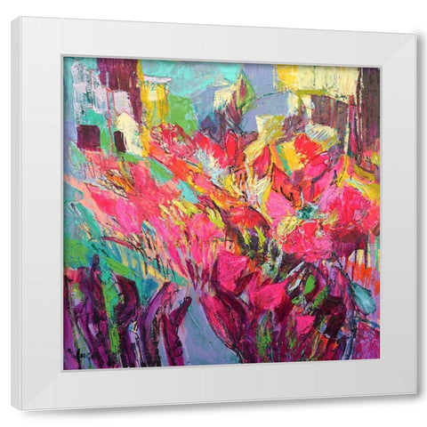 Sacred Body Mine White Modern Wood Framed Art Print by Fagan, Dorothy