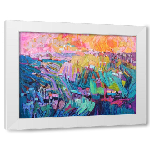 Mountain Dream White Modern Wood Framed Art Print by Fagan, Dorothy