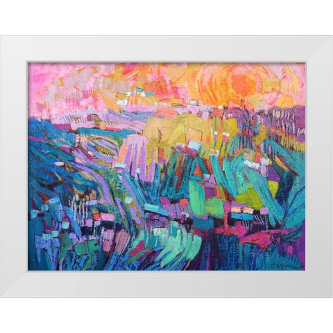 Mountain Dream White Modern Wood Framed Art Print by Fagan, Dorothy