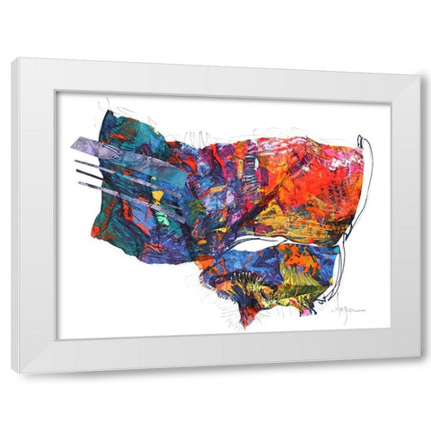 Homeward Bound  II White Modern Wood Framed Art Print by Fagan, Dorothy