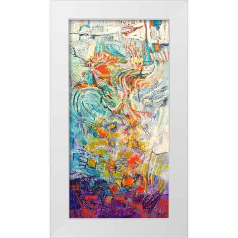 Stairway From Heaven  I White Modern Wood Framed Art Print by Fagan, Dorothy