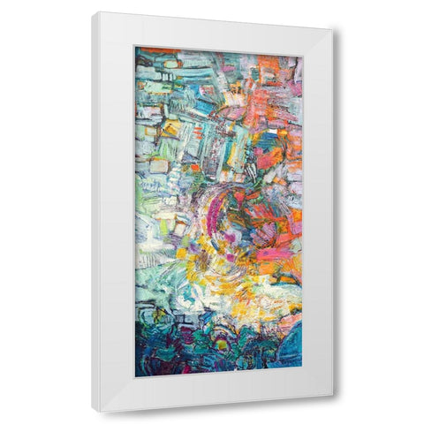 Stairway From Heaven  II White Modern Wood Framed Art Print by Fagan, Dorothy