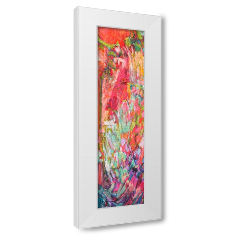 Goddess in Her Garden  I White Modern Wood Framed Art Print by Fagan, Dorothy