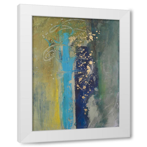 Embellished Journey II White Modern Wood Framed Art Print by Combs, Joyce