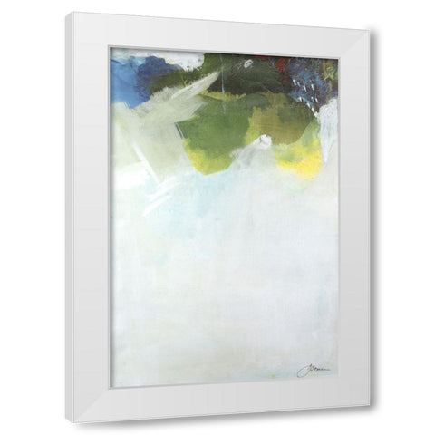 Reaching Higher I White Modern Wood Framed Art Print by Combs, Joyce