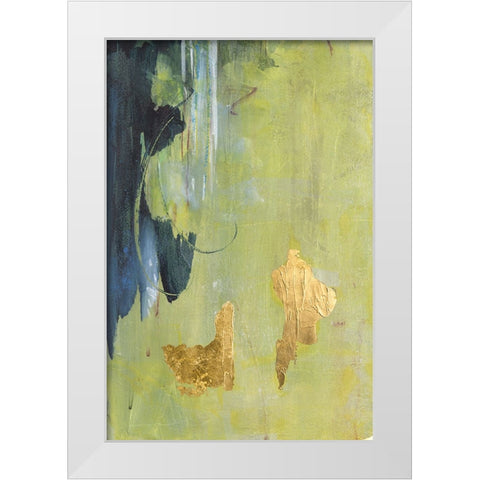 Embellished Seeking Wisdom I White Modern Wood Framed Art Print by Combs, Joyce
