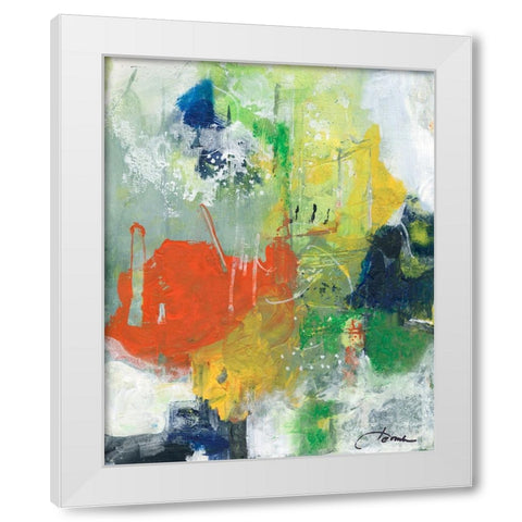 Delightful Dreams  II White Modern Wood Framed Art Print by Combs, Joyce