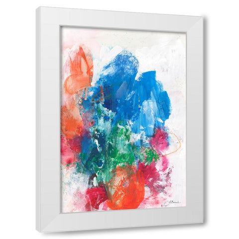 An Early Spring I White Modern Wood Framed Art Print by Combs, Joyce