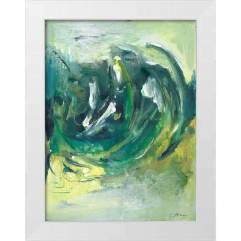 My Imagination II White Modern Wood Framed Art Print by Combs, Joyce