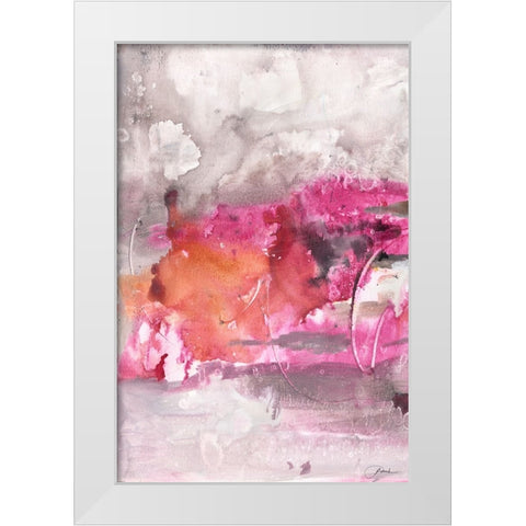 Oh Joy II White Modern Wood Framed Art Print by Combs, Joyce