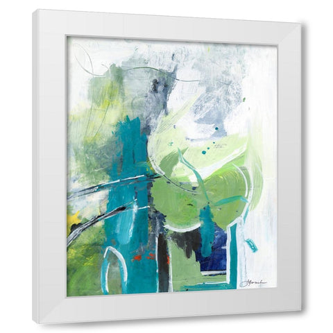 Air Castles I White Modern Wood Framed Art Print by Combs, Joyce