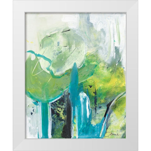Air Castles II White Modern Wood Framed Art Print by Combs, Joyce