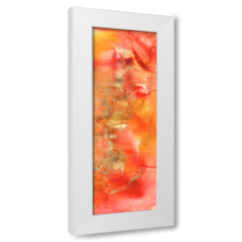 Higher Emotions III White Modern Wood Framed Art Print by Combs, Joyce