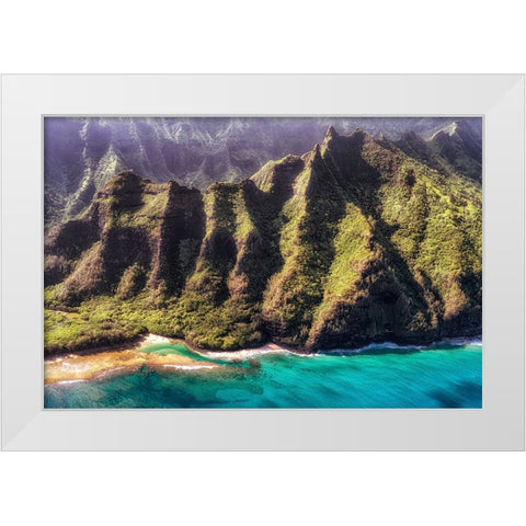 Morning at Kee White Modern Wood Framed Art Print by Head, Danny