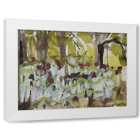 The Graduation I White Modern Wood Framed Art Print by Ferrell, Erin McGee