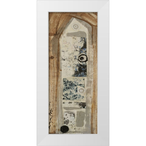 Honey Bee House III White Modern Wood Framed Art Print by Ferrell, Erin McGee