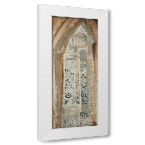 Honey Bee House V White Modern Wood Framed Art Print by Ferrell, Erin McGee